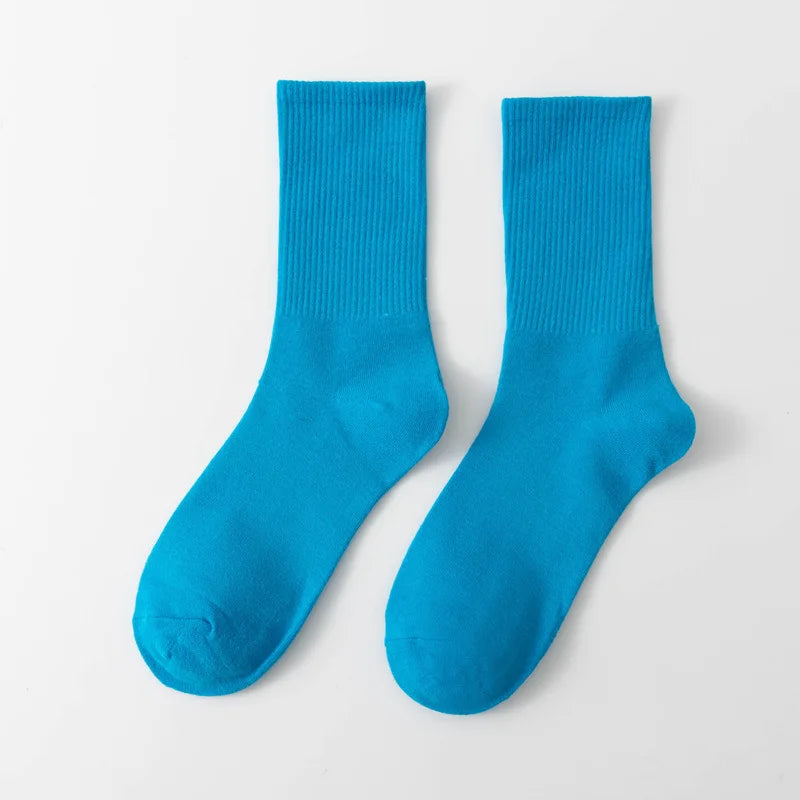 1 Pair Unisex Bamboo Cotton Casual Crew Socks