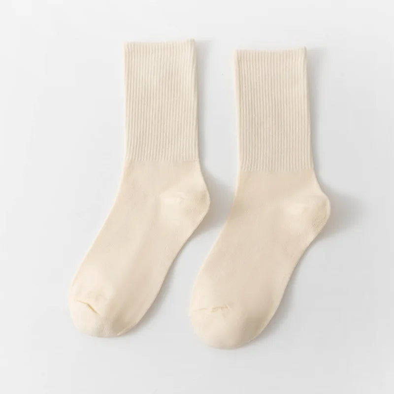 1 Pair Unisex Bamboo Cotton Casual Crew Socks