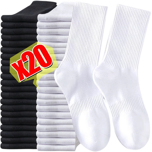 Men's Long Bamboo Cotton Polyester Sports Socks
