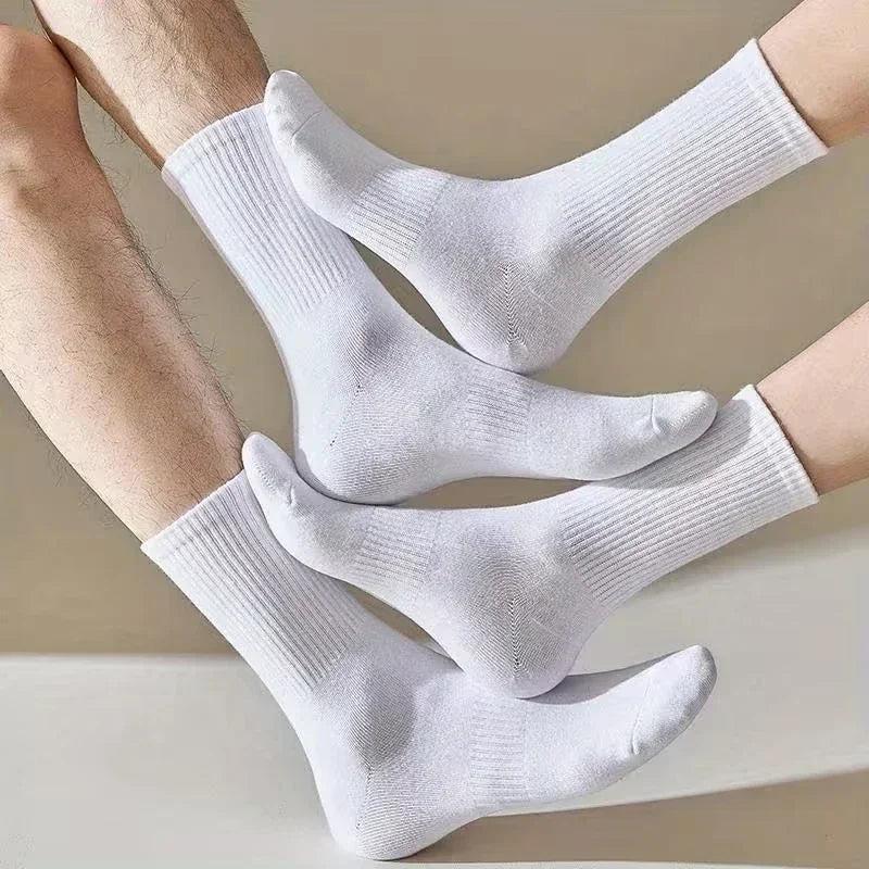 Men's Long Bamboo Cotton Polyester Sports Socks