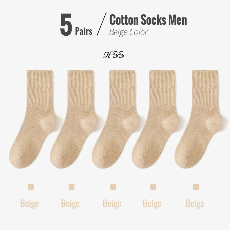 Men's Colorful Bamboo Cotton Dress Socks