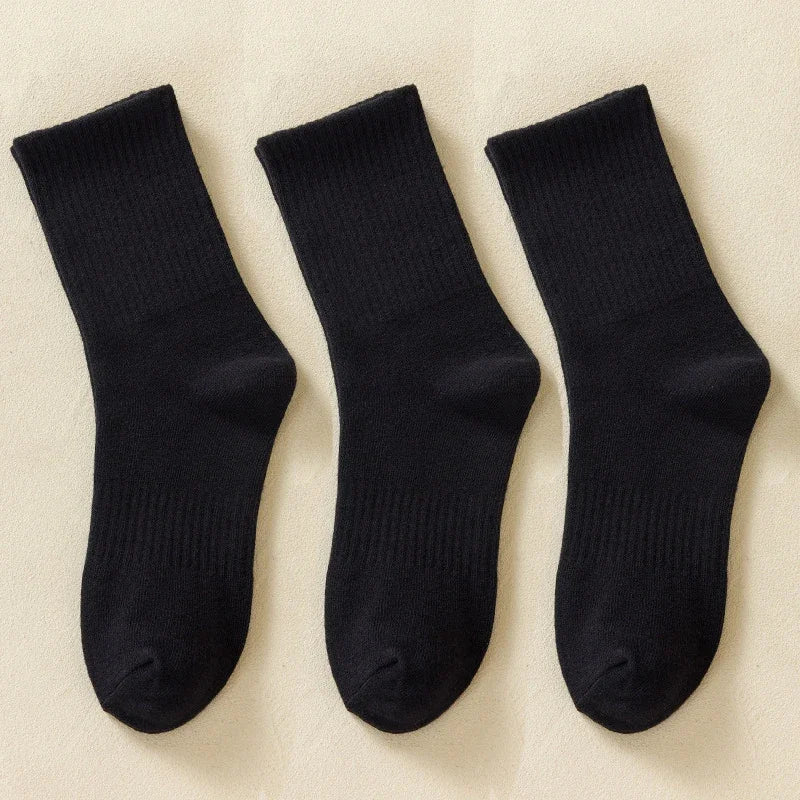 Men's Long Bamboo Cotton Polyester Sports Socks
