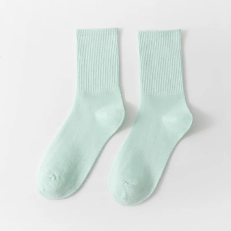 1 Pair Unisex Bamboo Cotton Casual Crew Socks