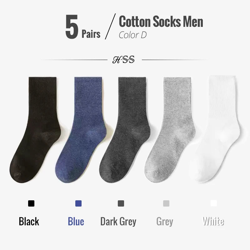 Men's Colorful Bamboo Cotton Dress Socks