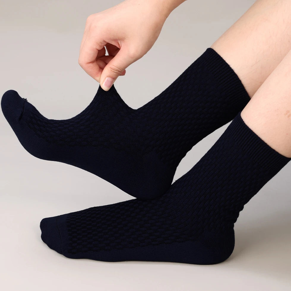 Bamboo Fibre Anti Odor Socks Unisex Highly Elastic Sweat Absorption Breathable