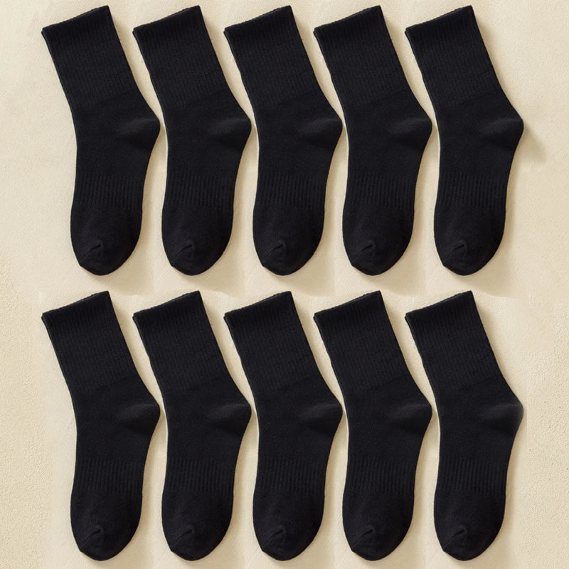 Men's Long Bamboo Cotton Polyester Sports Socks