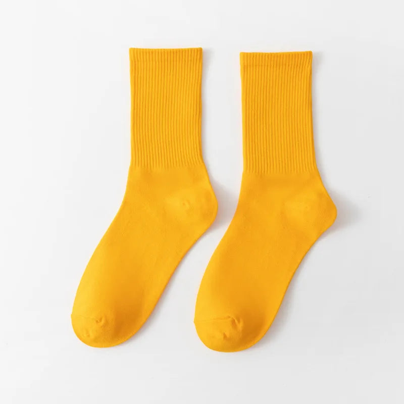 1 Pair Unisex Bamboo Cotton Casual Crew Socks