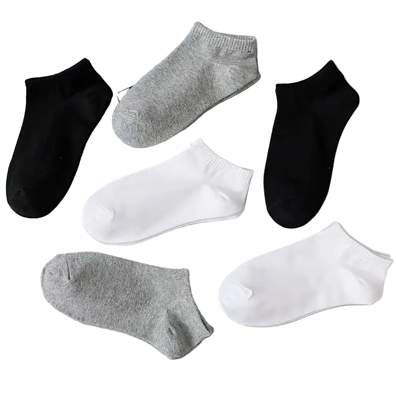 Bamboo Unisex Low Cut Ankle Socks - Breathable & Sweat Absorbing