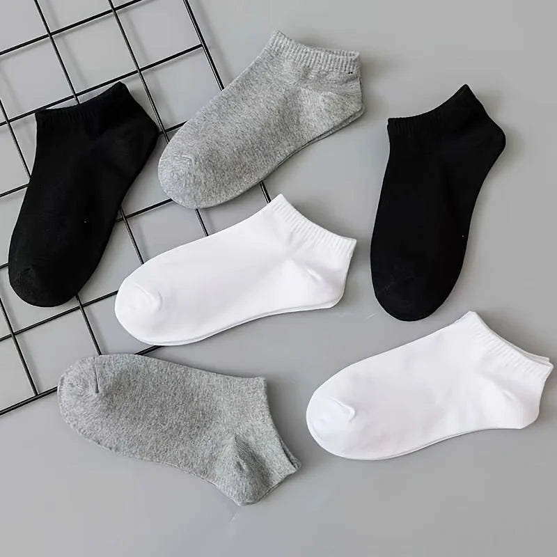 Bamboo Unisex Low Cut Ankle Socks - Breathable & Sweat Absorbing