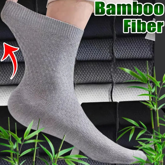 Bamboo Fibre Anti Odor Socks Unisex Highly Elastic Sweat Absorption Breathable