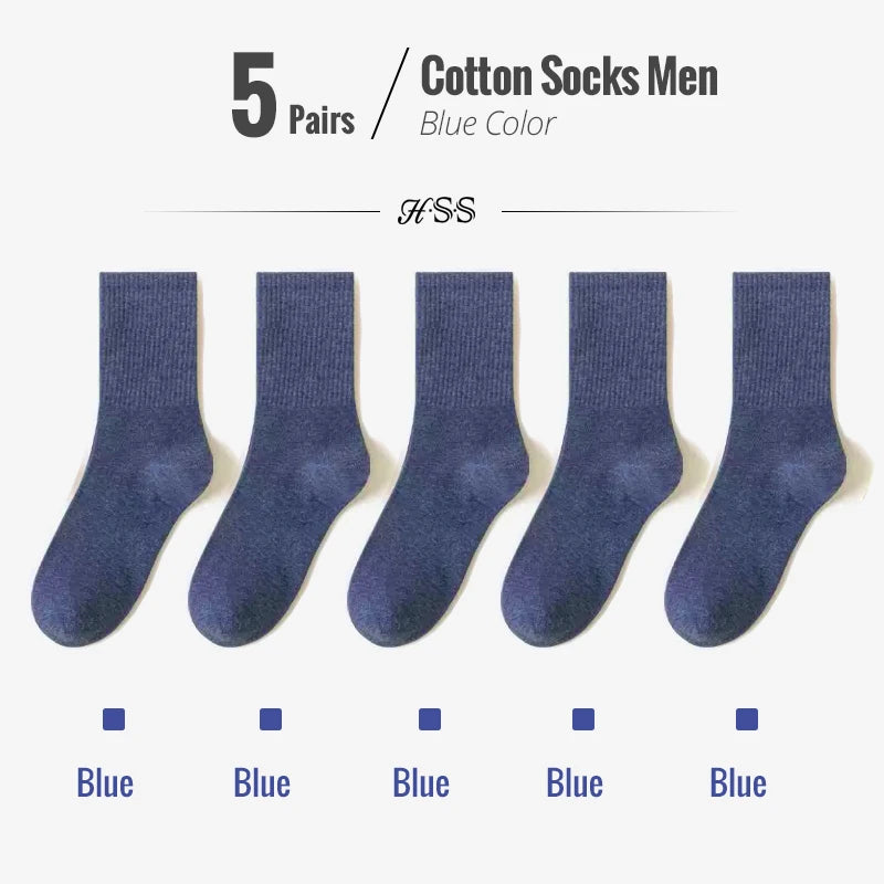 Men's Colorful Bamboo Cotton Dress Socks