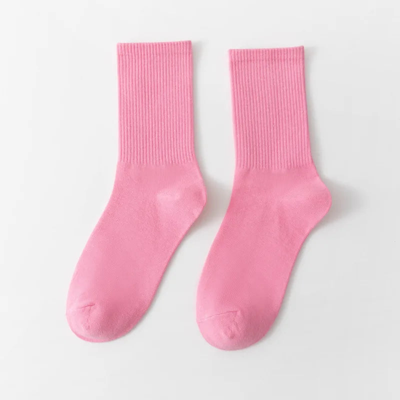 1 Pair Unisex Bamboo Cotton Casual Crew Socks