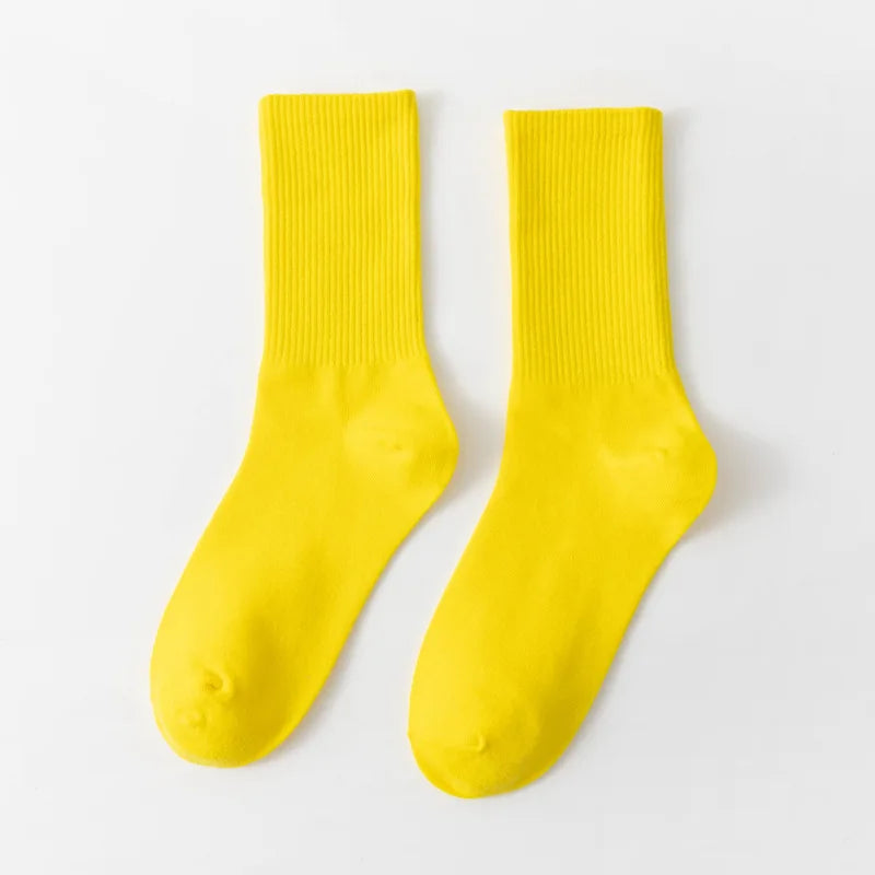 1 Pair Unisex Bamboo Cotton Casual Crew Socks