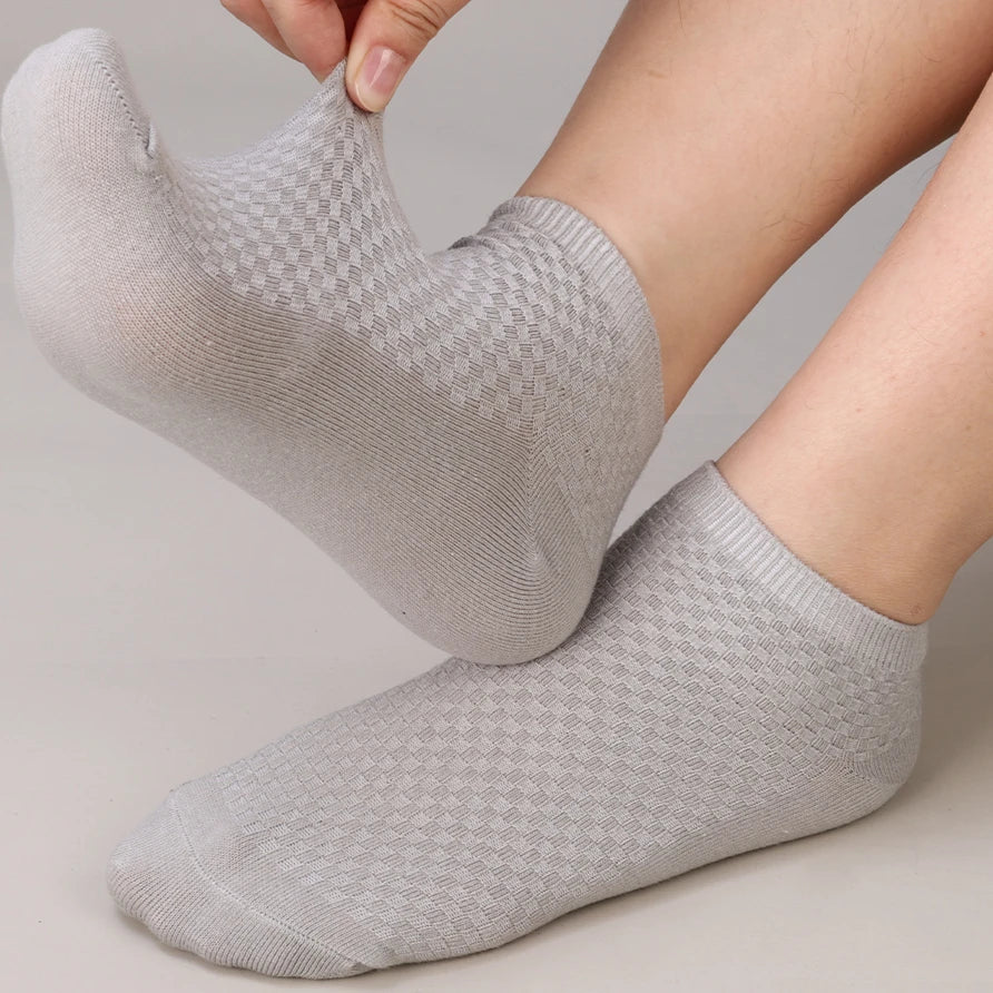 Bamboo Fibre Anti Odor Socks Unisex Highly Elastic Sweat Absorption Breathable