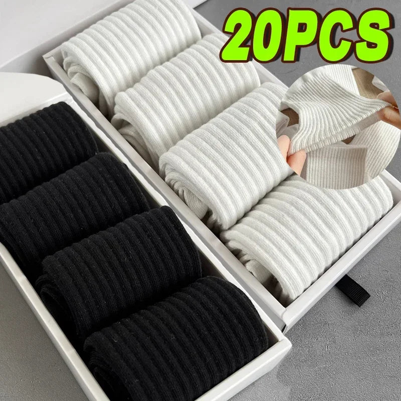 Men's Long Bamboo Cotton Polyester Sports Socks