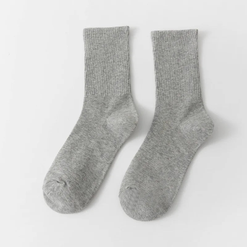 1 Pair Unisex Bamboo Cotton Casual Crew Socks