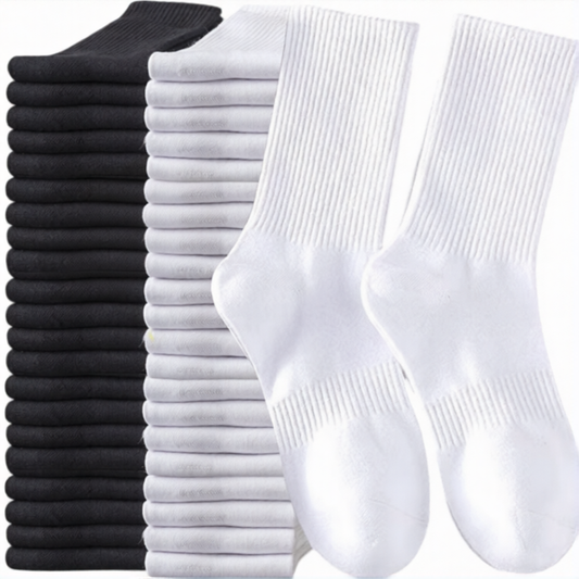 Men's Long Bamboo Cotton Polyester Sports Socks